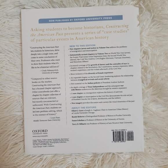 Constructing the American Past: A Sourcebook of a People's History, Volume 2 - Picture 2 of 3